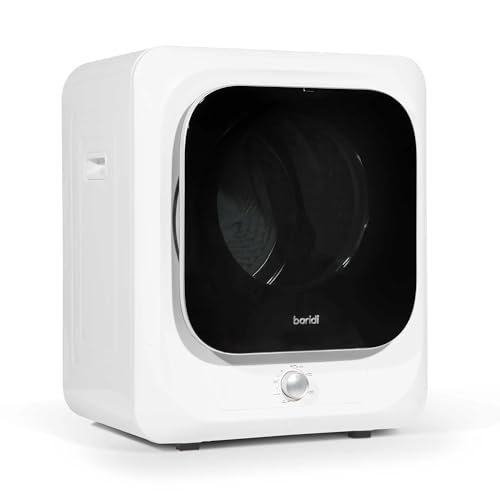 Baridi Tabletop Mini Tumble Dryer with Analogue Controls 2.5kg Capacity - White - DH192