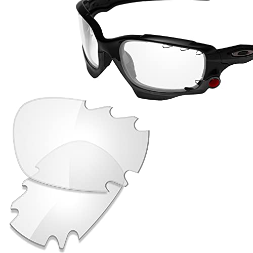 Image of SAUCER Premium Replacement Lenses & Rubber Kits for Oakley Jawbone Vented Racing Jacket (Low Bridge Fit) | UV400 Protection