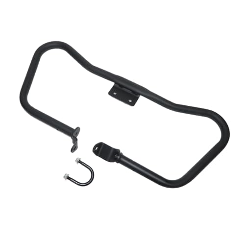 Image of TVS Motorcycle Crash Guard | Black Powder Coated & Heavy Quality Aluminium Crash Guard