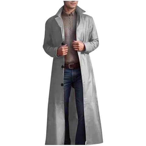 Manteau trench en cuir GULASISI Cover