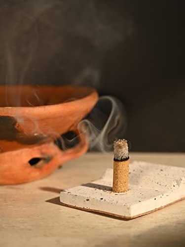 Shamans Market Palo Santo Incense Cones - 8 Pack Box, Sustainably Harvested, Serfor Certified, 100% Natural Bursera Graveolens, Energy Cleansing, 25 Minute Burn Time Per Cone #TOP5