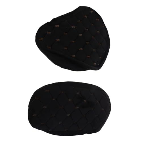 KOMBIUDA 2 セット冬季保温電動自転車カバー 厚手パッド入り滑り止め付き 防寒綿入り座布団カバー ユニバーサル前後用自転車プロテクター