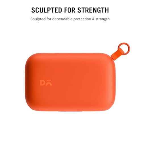 Image of DailyObjects Tangerine Park Tech Organiser | Travel Digital Accessories Storage Bag | Compact Travel Case for Camera Cables, Chargers, Memory Cards & Accessories | Durable & Stylish Storage Pouch