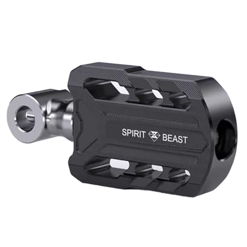 H クロスカブ CC110 キックペダル アルミニウム製 ブレーキペダルカバー バイク カスタムパーツ (ブラック)