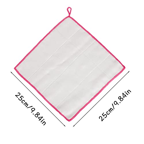 Lanjue 6 Pieces Dish Cloths 25 * 25cm, 3 Colors Kitchen Cloth Reusable Dish Rags Tea Towels Housework Cleaning for Washing Up - Image 6