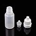 Jespeker 50 PCS 10ml Plastic Dropper Bottle Drop Bottles Empty Squeezable Eye Liquid Essential Oil Squeeze Bottle Small Dropper Refillable Containers with Caps