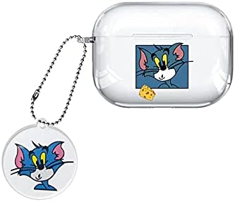 Amazon Airpods Proケース トムとジェリー Airpods ケースかわいいイラストairpod Proケース面白い耐衝撃airpods Pro保護シリコンカバー 耐衝撃 防水 防塵 アップルイヤホン 保護ケース子ども 女の子 ティーン 男の子向け トムとジェリー エアーポッズ 紛失防止