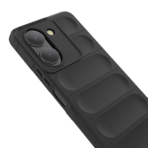 WOKEZ Fodral för Vivo Y36 4G – Mjukt TPU-Skydd, Grå Vit