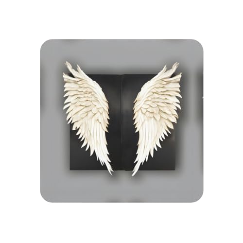 Angel Feather Print Soft Magnetic Fridge Magnets for Home, O