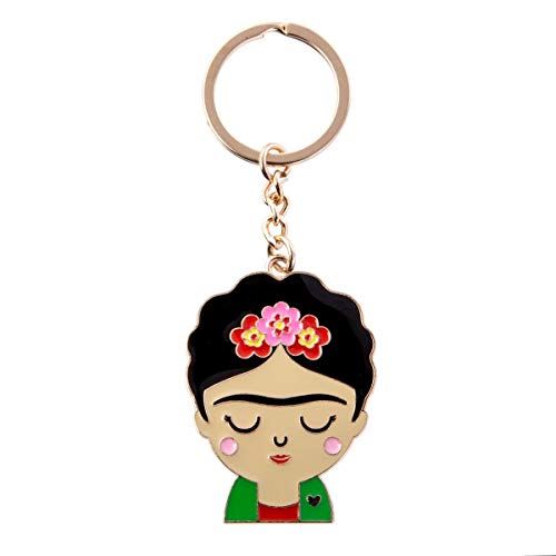 Sass & Belle Llavero Frida Kahlo, Multicolor, Único Unisex Adulto