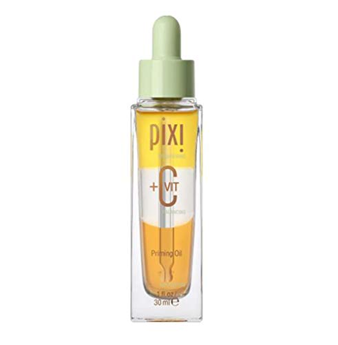 Pixi Skintreats +C Vit Priming Oil 1 Fl. Oz! Face Primer Infused With Vitamin C! Nourishes, Energizes And Balances Skin To Prep And Prime For Flawless Makeup! Paraben Free & Crulety Free!
