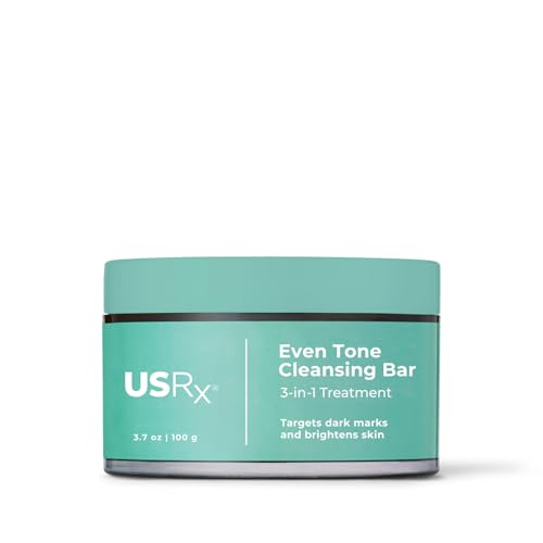 Urban Skin Rx Even Tone Cleansing Bar | 3-in-1 Daily Cleanser, Exfoliator, and Brightening Mask Helps Diminish Dark Spots, Formulated with Kojic Acid, Azelaic Acid, and Niacinamide | 3.7 Oz