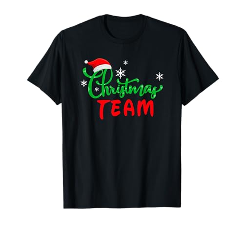 Christmas Team Weihnachten Gruppe Familie für Damen Herren T-Shirt