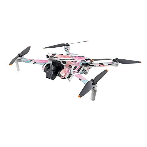 Image of MightySkins Carbon Fiber Skin Compatible with DJI Mini 3 - Pop Flamingo | Protective, Durable Textured Carbon Fiber Finish | Easy to Apply | Made in The USA