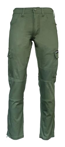 Pantalon de combat multi-usage à ourlet réglable et genoux renforcés