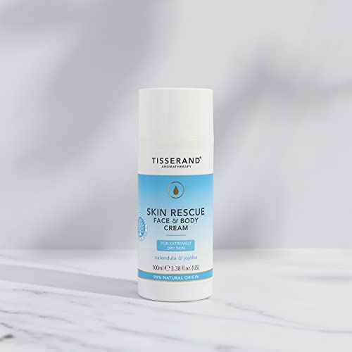 Tisserand Aromatherapy Skin Rescue Face & Body Cream With Calendula & Jojoba Oil 100 Pure