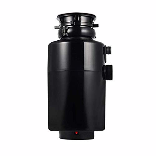 Broyeur de déchets alimentaires noir pour évier avec interrupteur d'air intégré