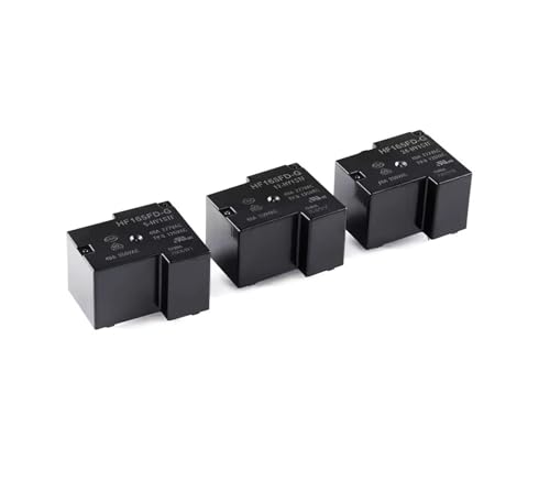 Relais 5V CC 40A HF165FD à forte capacité de charge commutation 4 broches