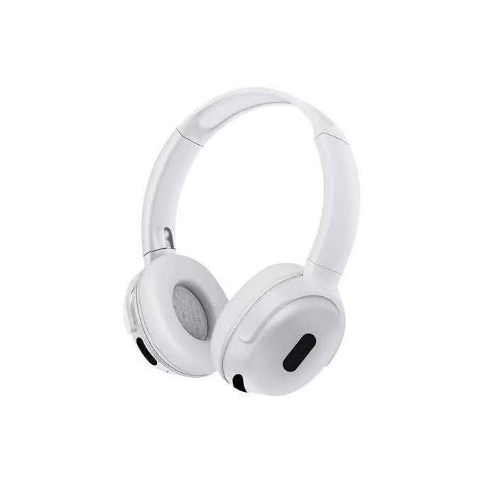 Image of Wireless Over-Ear Headphones, Matte White,Cushioned Earpads, Adjustable Headband