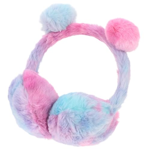 FRCOLOR Gradient Plush Winter Ear Muff Comfortable Ear Warmer for Women for Cold Weather for Outdoor Use