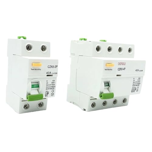 Interrupteur différentiel type A 2P 32A 30mA pour tableau électrique