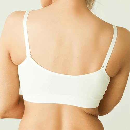 Image of Scoopneck Seamless Bras for Women | Wireless Full Coverage Push Up Womens Sports Bra | One Size /Large