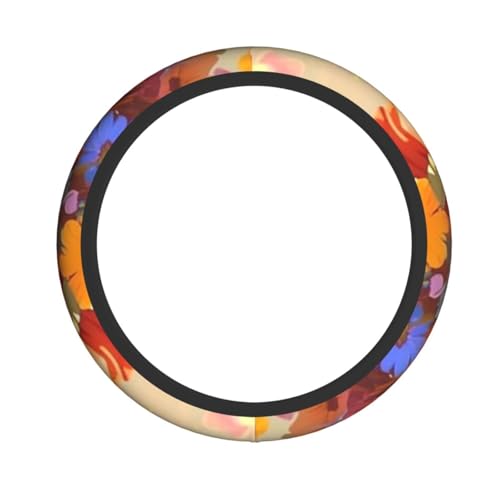 車内用品 高級 ク マのプーさん14 内装品 滑り止め 汚れ防止 軽自動車 ハンドルカバー アクセサリー 軽 ールシーズン対応