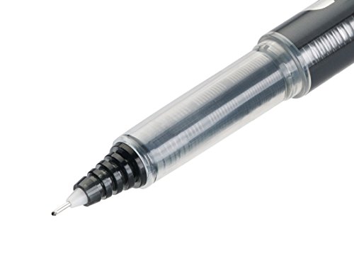 Image of Pilot V5 Cartridge System Liquid Ink Rollerball, 0.5 mm Tip Single Pen with 3 Free Refills - Black