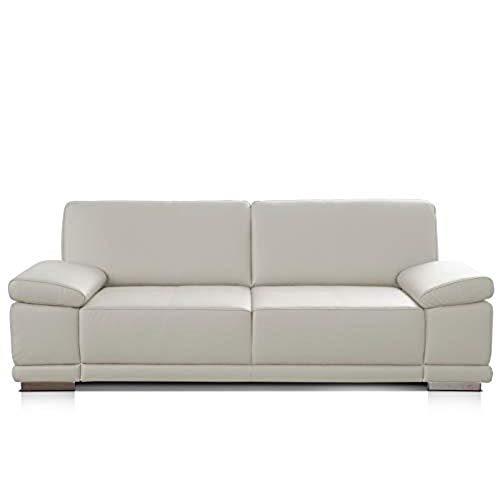 Cavadore 2,5 coperti Corianne/191 x 80 x 99 cm/ecopelle Bufalo Pure White