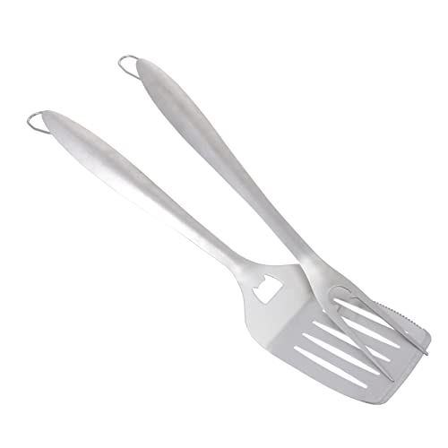 Set de 2 herramientas BBQ de acero inoxidable ergonómicas miniatura 1