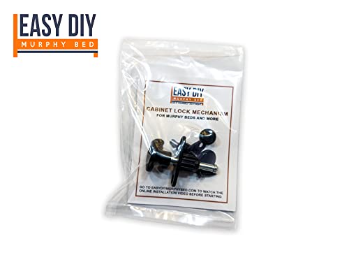 Murphy Bed Cabinet Lock Mechanism - Designed to Lock a Murphy Bed on Compatible Murphy Bed Cabinets so it Cannot Easily be Opened Unintentionally