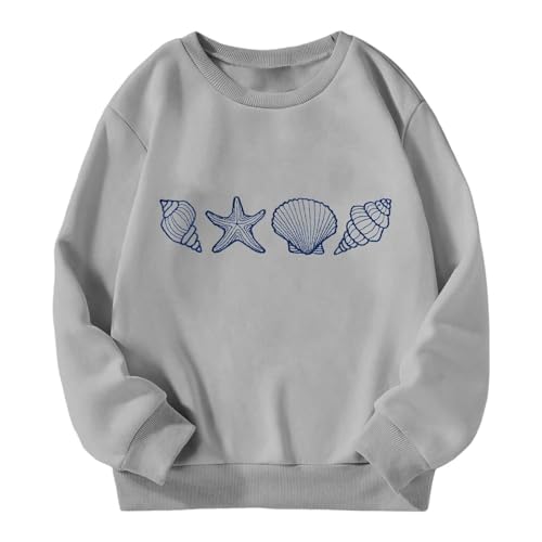 Pink Sweatshirts for Teen Girls Cute Graphic Printed Preppy Clothes Y2k Trendy Long Sleeve Crewneck Pullover Tops3