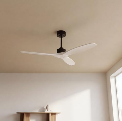 FORLIGHT - Ventilador Stem Evo ø1320mm Acero Negro palas Blancas