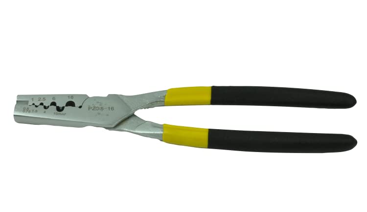 POWER CONNECT Crimping Mini Plier for Cable End Sleeves, Wire End Ferrule | 0.5-16mm^2 Chrome Vanadium Steel made Crimpling Mini Plier (PCLS1-16) (B09W2PX8X3) Amazon Price History, Amazon Price Tracker