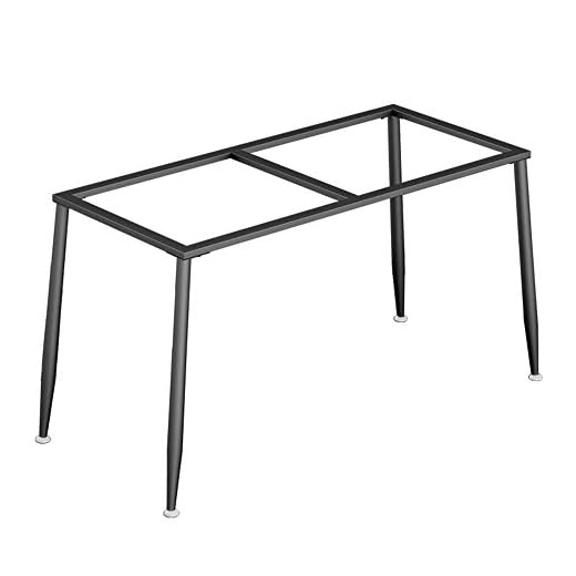 Möbelstöd fot dator skrivbord skrivbord ben marmor matbord ben hög hållfasthet svart bordshylla smidesjärn bord ben konsol (1 pack)