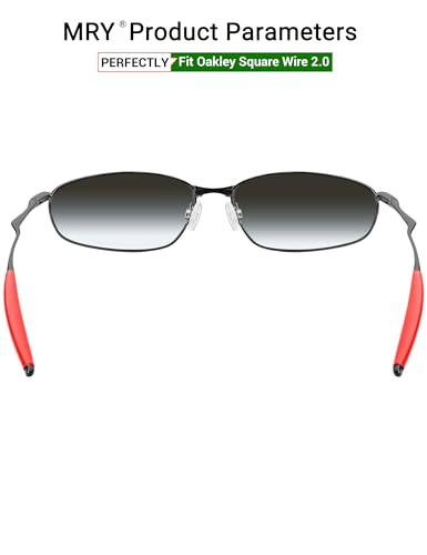Kit de remplacement Oakley Square Wire 2.0 lunettes de soleil rouge - 2
