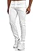 Produktbild Tazzio Jeans Herren Slim Fit Stretch Jeanshose Hose Denim 165251 (38W/32L, Weiß)