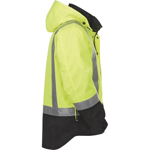 Hi-Vis 4-in-1 Parka - Lime, Class 3 (M)4