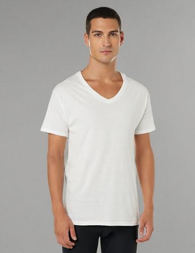 Hanes Men's Undershirt Pack, V-Neck Cotton Undershirts, Moisture-Wicking Undershirts, Odor-Control V-Neck Tees, Multipack2