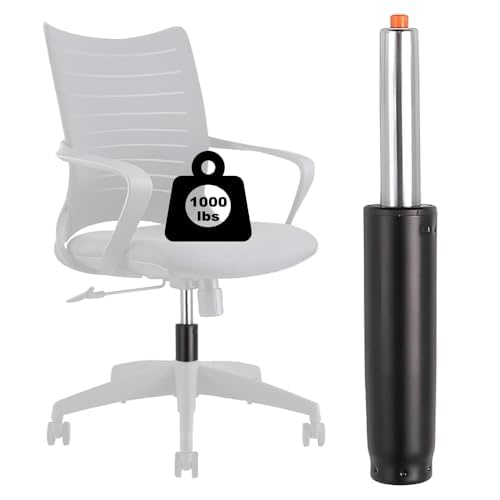 Puedno Gasdruckfeder für Bürostuhl Gasfeder Bürostuhle 30 bis 45cm Klasse 4 Höhenverstellbare Ersatz Gasfeder Universal Bürostuhl Ersatzteile 1000 lbs