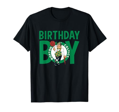NBA Birthday Boy Vintage Retro Boston Celtics Logo T-Shirt