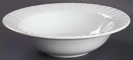 Corning French White Rim Soup Bowl, Fine China Dinnerware