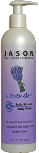 JASON Natural Lavender Body Wash, 12 oz Bottles, (Pack of 3)