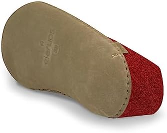 Glerups Wool Shoe Leather Outsole Red EU 45 (US Men's 11) Medium | Image 4