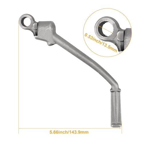 Kick usé résolu avec ce levier démarrage moto KX100 référence 13064-0073 - 6