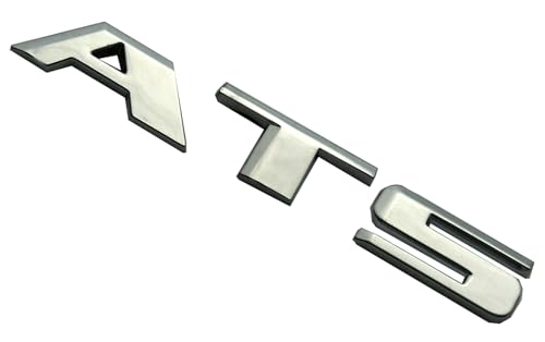 Image of 1x ATS Letter Emblem Nameplate Sport Replacement for ATS Rear Trunk Decklid Letter Badge (Chrome)