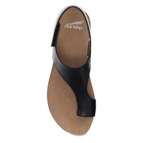 Image of Dansko Reece Sandal for Women - Memory Foam and Cork Footbed for Comfort and Arch Support - Lightweight Rubber Outsole for Long-Lasting Wear with Hook & Loop Strap