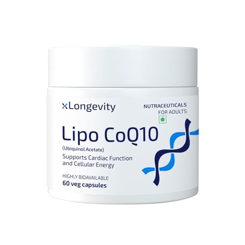 xLongevity Lipo CoQ10, Coenzyme Ubiquinol 150mg Capsules for Men ...