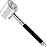 TOFTMAN Meat Tenderizer Hammer Mallet, Professional-Grade 304 Stainless Steel Kitchen Meat Masher,...