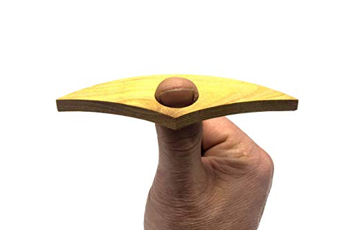 Lesehilfe - Seitenhalter für Bücher und Zeitschriften | Holz - Akazie | Buch Clip Halter Seiten (Öffnung: 22mm) Cover